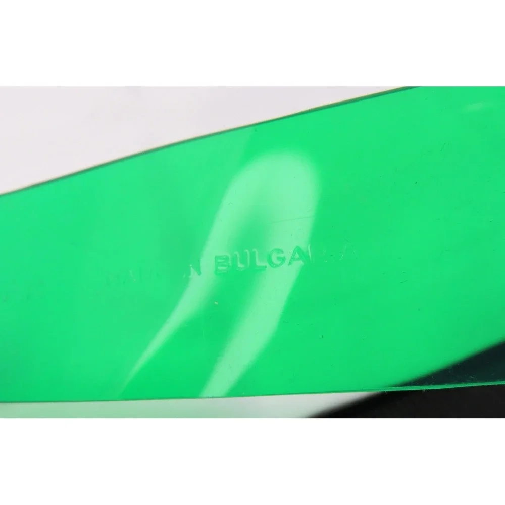 By Far Katina‎ Green PVC Belt Gold Chain Buckle Size Small Made in Bulgaria